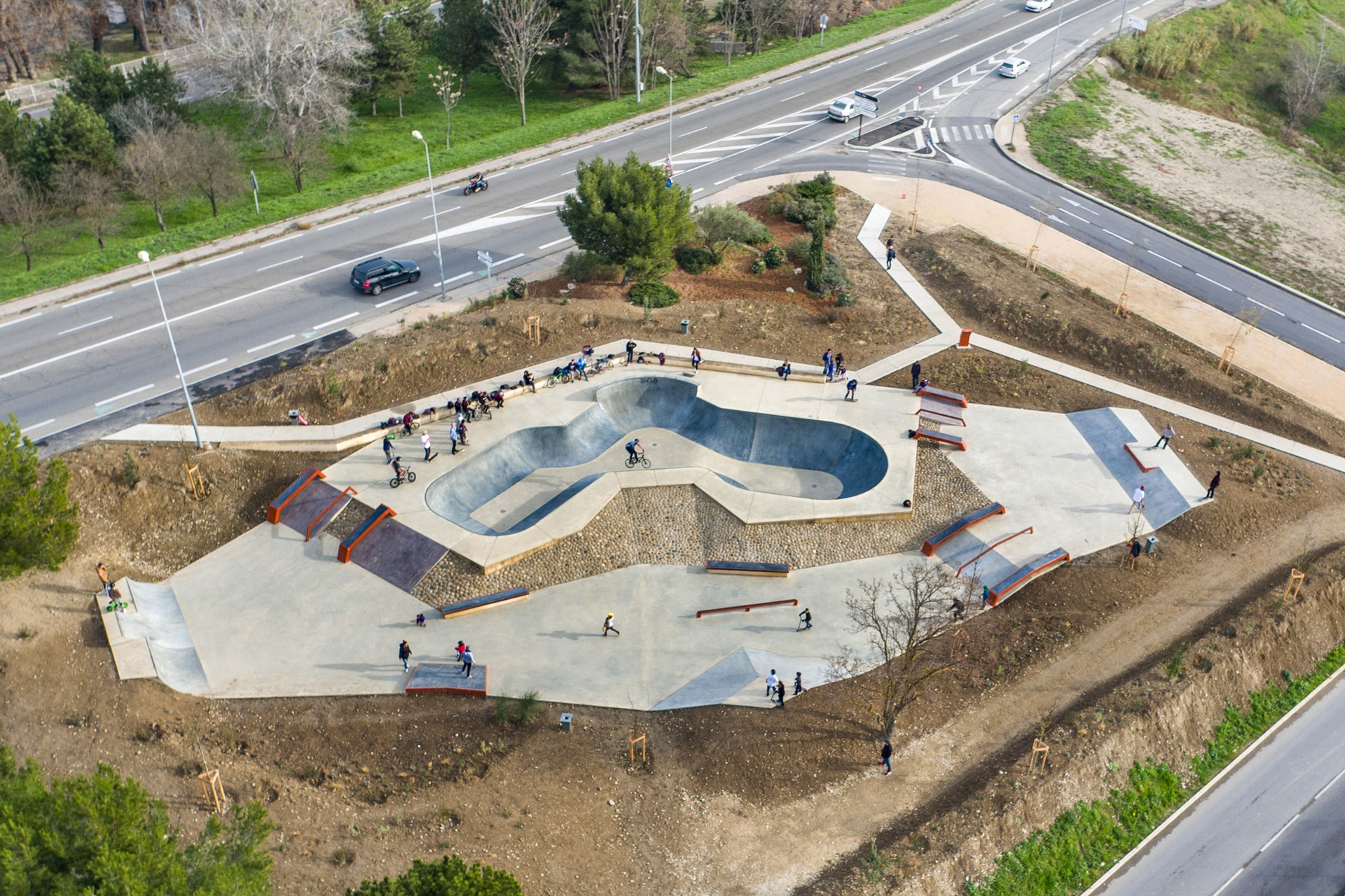 Ile de Piot Skatepark Avignon Skate Spot 4/5