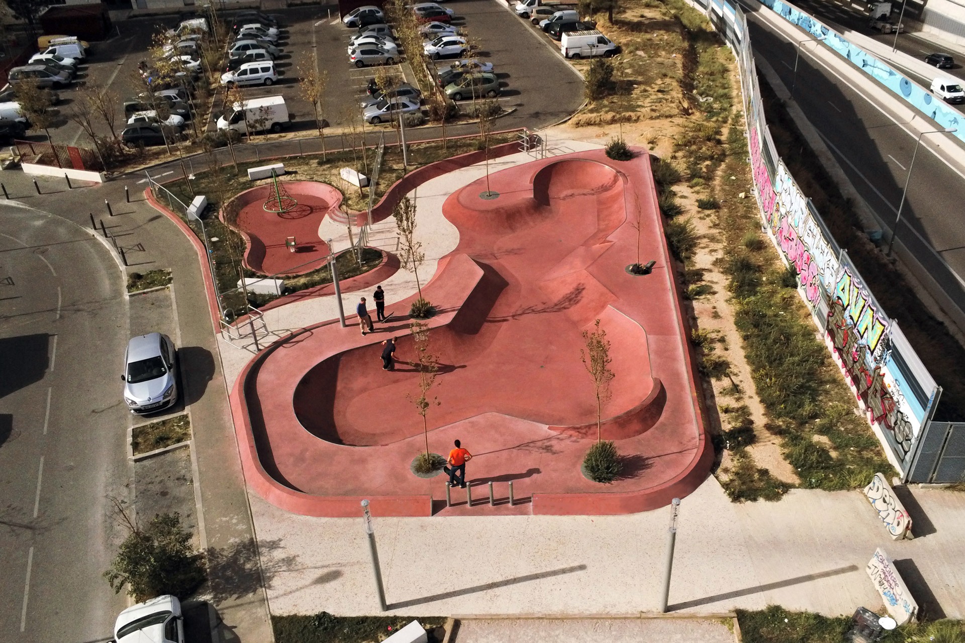 Les Lauriers Bowl Marseille Skate Spot 4/5