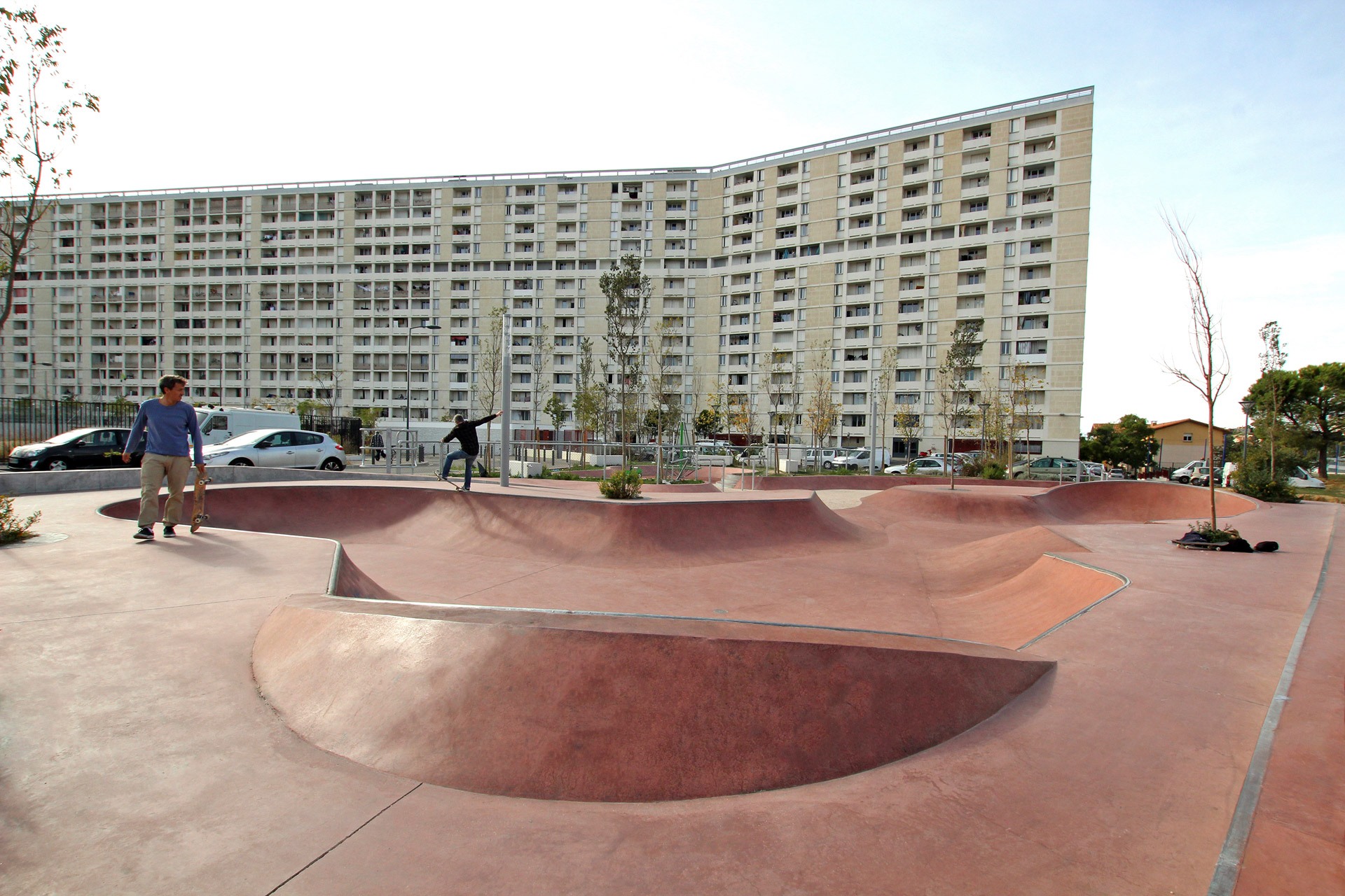 Les Lauriers Bowl Marseille Skate Spot 4/5