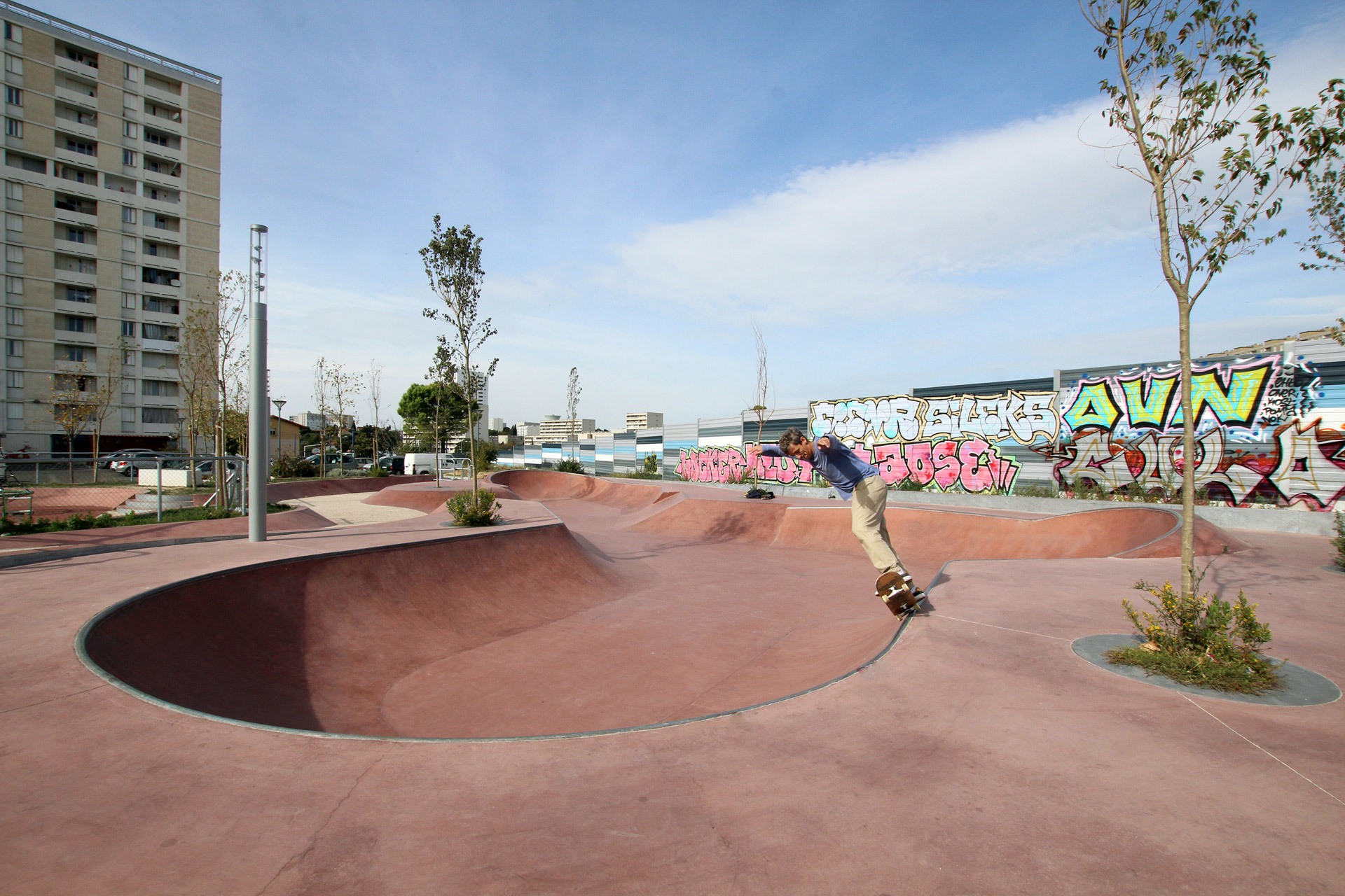 Les Lauriers Bowl Marseille Skate Spot 4/5