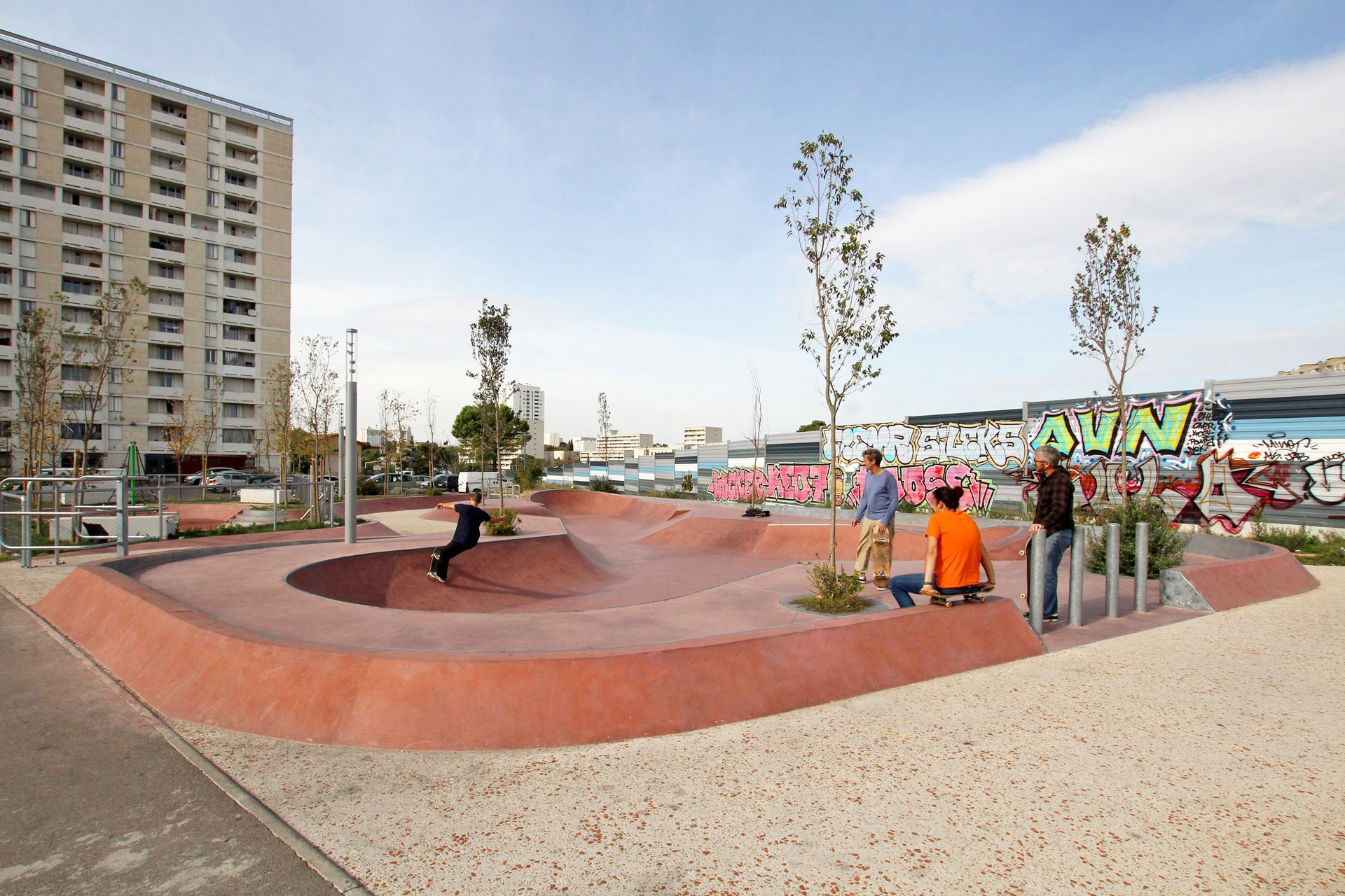 Les Lauriers Bowl Marseille Skate Spot 4/5